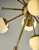 Orbital Sphere Brass LED Table Lamp