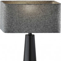 Urban Edge Black Metal Table Lamp