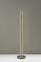 Five Color Glow Stick Floor Lamp in Brushed Steel