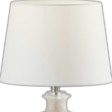 Light Purple Rectangular Bottle Glass Table Lamp