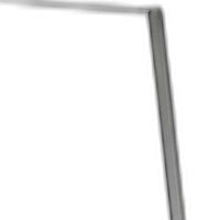 13.5' X 14.5' X 59' Brushed steel  Floor Mirror