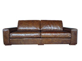 Black Full Classic Sofa 3 Seater
