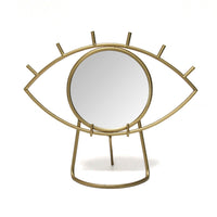 Bohemian Golden Eye Tabletop Mirror