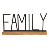 Family Metal & Wood Tabletop