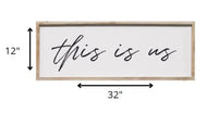 This is Us Oversized Wall Art