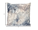 Acid Relief Watercolor Square Throw Pillow