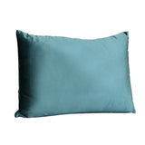 Teal Velvet Lumbar Pillow