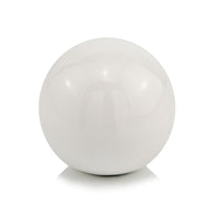 4' X 4' X 4' White Aluminum Sphere