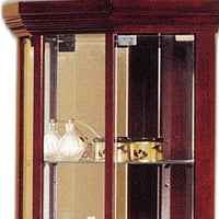 16' X 16' X 71' Cherry Glass Curio Cabinet