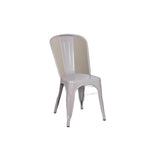 17' X 20' X 33' Silver Metal Side Chair (Set-2)