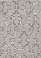 8' Taupe Polyester Rug