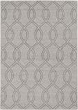 8' Taupe Polyester Rug