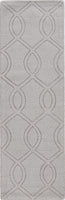 8' Taupe Polyester Rug