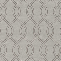 8' Taupe Polyester Rug