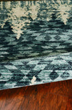 2' x 7' Slate Blue Polypropylene Runner Rug