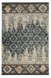 2' x 7' Slate Blue Polypropylene Runner Rug