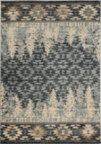 2' x 7' Slate Blue Polypropylene Runner Rug