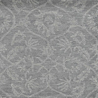 8'x11' Grey Hand Tufted Space Dyed Ogee Indoor Area Rug