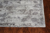 5'x7' Grey Hand Loomed Traditional Floral Indoor Area Rug