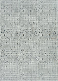 94 X 130 Grey Polyester Rug