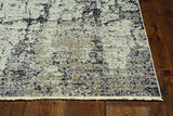 96 X 96 Ivory or Grey Polyester Rug