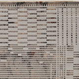 9'x13' Natural Beige Machine Woven Abstract Lines Indoor Area Rug