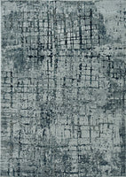 2' x 7' Ivory or Grey Polypropylene and Polyester Runner Rug