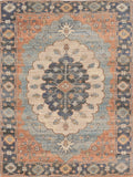 2' x 4' Blue Jute or Polyester Area Rug