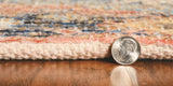 2' x 4' Blue Jute or Polyester Area Rug