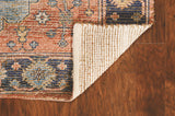 2' x 4' Blue Jute or Polyester Area Rug
