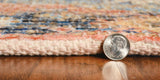 2' x 4' Blue Jute or Polyester Area Rug