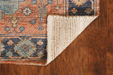 2' x 4' Blue Jute or Polyester Area Rug