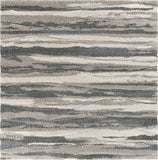 39 X 63  Grey Polypropylene Rug