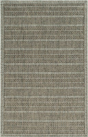 5'x7' Mocha Machine Woven UV Treated Tribal Indoor Outdoor Area Rug
