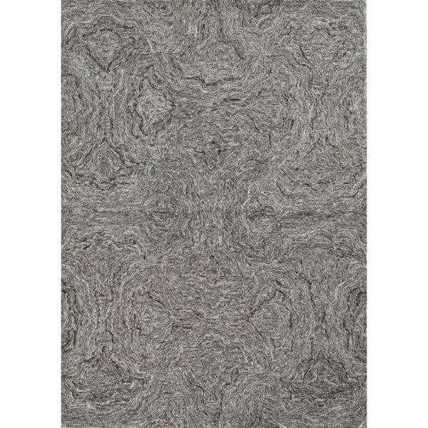 3'x5' Grey Hand Tufted Abstract Indoor Area Rug