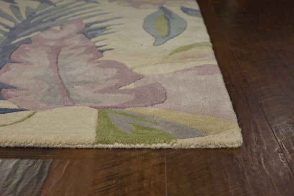 90 X 90 Pastel Wool Rug