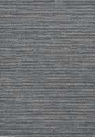 7'x9' Denim Blue Machine Woven UV Treated Abstract Lines Indoor Outdoor Area Rug