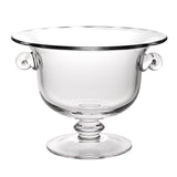 11 Mouth Blown Crystal European Made Trophy Centerpiece  Fruit or Punch Bowl