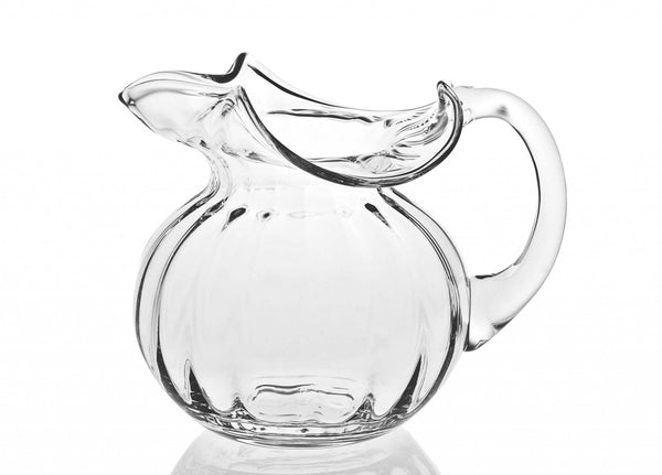 Mouth Blown Glass Pitcher  42 oz