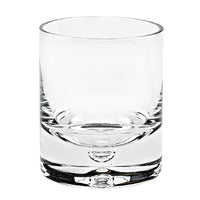 4 pc Set Single Old Fashioned Lead Free Crystal Scotch Glass  6 oz
