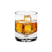 4 pc Set Single Old Fashioned Lead Free Crystal Scotch Glass  6 oz