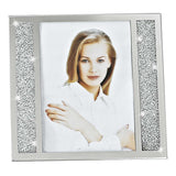 5 x 7 Silver Crystalized Picture Frame