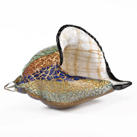 9 MultiColor Large Conch Shell Art Glass