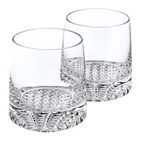 Mouth Blown European Crystal Whiskey Set 4 Pc Rocks or DOF Set