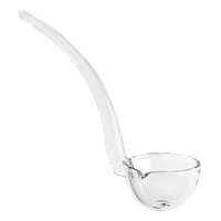 6 Mouth Blown Crystal Gravy  Dressing or Sauce Ladle