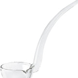 6 Mouth Blown Crystal Gravy  Dressing or Sauce Ladle