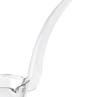 6 Mouth Blown Crystal Gravy  Dressing or Sauce Ladle