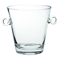 8 Mouth Blown European Glass Ice Bucket or Cooler