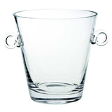 9 Mouth Blown European Glass Ice Bucket or Cooler