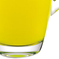9 Mouth Blown Crystal Barrel Water   Juice or Iced Tea Pitcher  54 oz